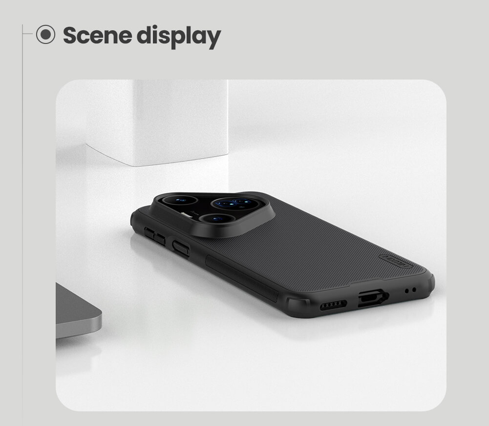Чехол-крышка NILLKIN для Huawei Pura 80 Pro, Pura 80 Pro Plus (Pura 80 Pro+) (серия Frosted shield Pro Magnetic case)